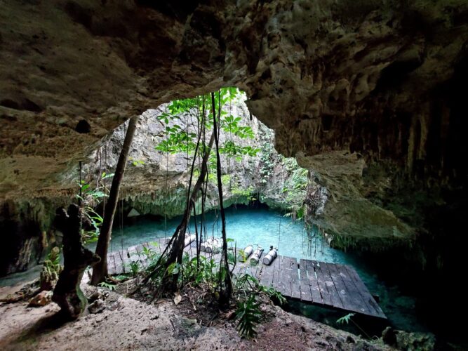 cave diving calimba